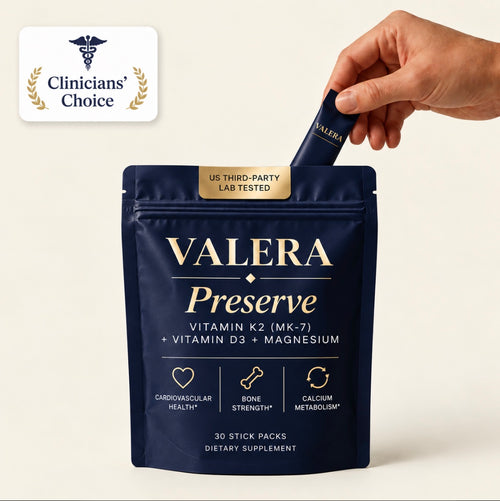 Valera Preserve (Vitamin K2 as MK-7 + Vitamin D3 + Magnesium)