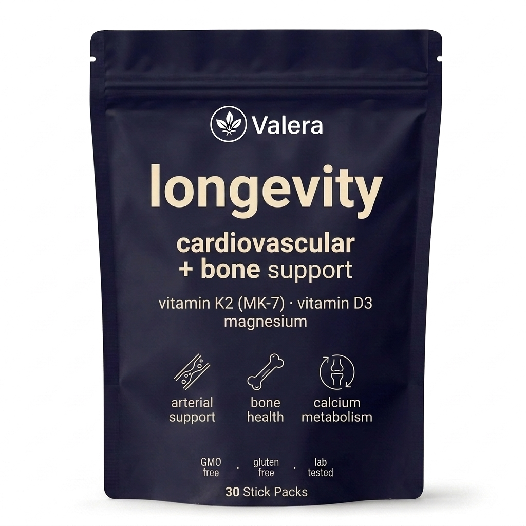 Valera Longevity (Vitamin K2 as MK-7 + Vitamin D3 + Magnesium)