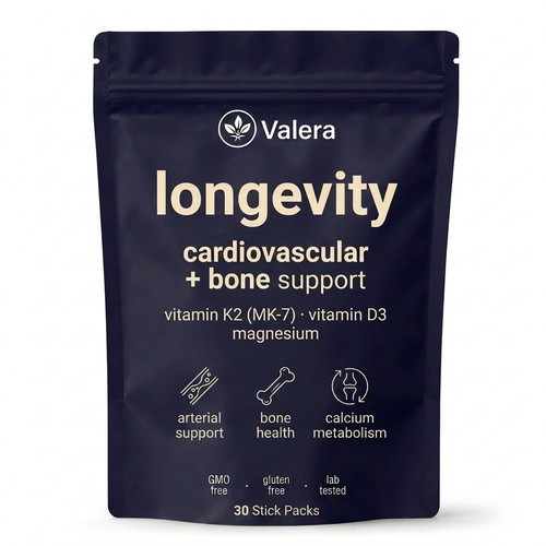 Valera Longevity (Vitamin K2 as MK-7 + Vitamin D3 + Magnesium)