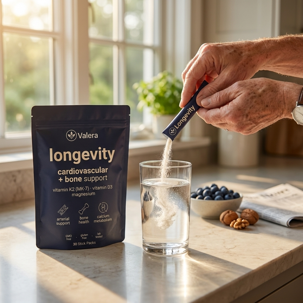 Valera Longevity (Vitamin K2 as MK-7 + Vitamin D3 + Magnesium)